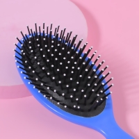 Расчёска массажная, 7 &times; 22,5 см, цвет МИКС