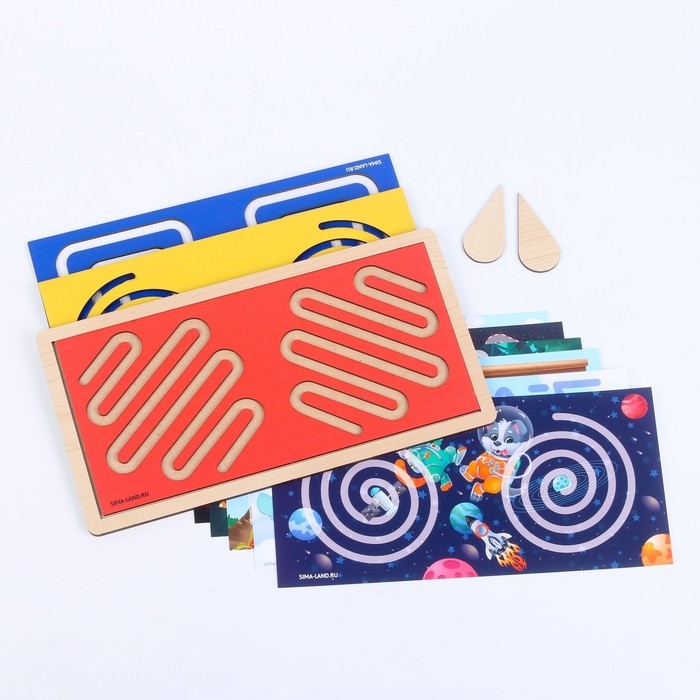 Развивающий набор нейротренажеров для детей &laquo;Межполушарные доски. Лабиринты&raquo;