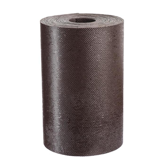 Лента бордюрная, 0.2 &times; 10 м, толщина 1.2 мм, пластиковая, коричневая, Greengo