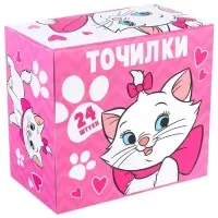 Точилка пластиковая прямоугольная, &laquo;Коты аристократы&raquo;