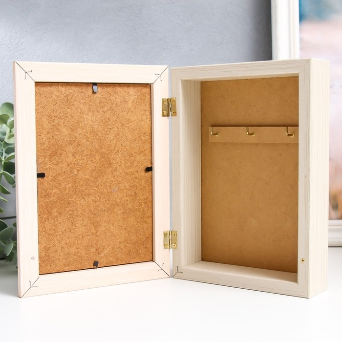 Ключница "Берлин 3" молочный дуб 15х21 см