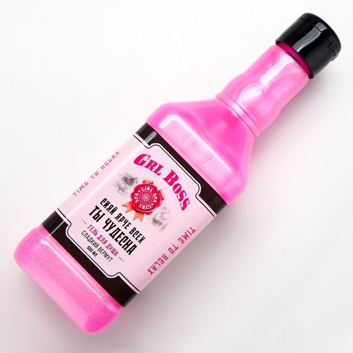 Гель для душа во флаконе виски &laquo;Блистай каждый день&raquo;, 500 мл, аромат сладкого вермута, Новый Год