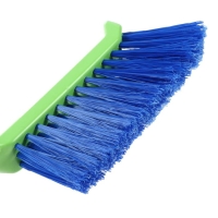 Щетка сметка, со скребком, "Oktan", мягкая ручка, 42.5 см, МИКС