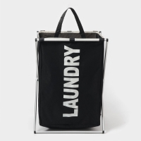 Корзина для белья Доляна LAUNDRY, складная, 42&times;40&times;58 см