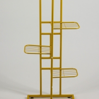 Подставка для цветов Greengo, 5 полок, 44 &times; 22 &times; 95 см, напольная, металл, цвет золотой