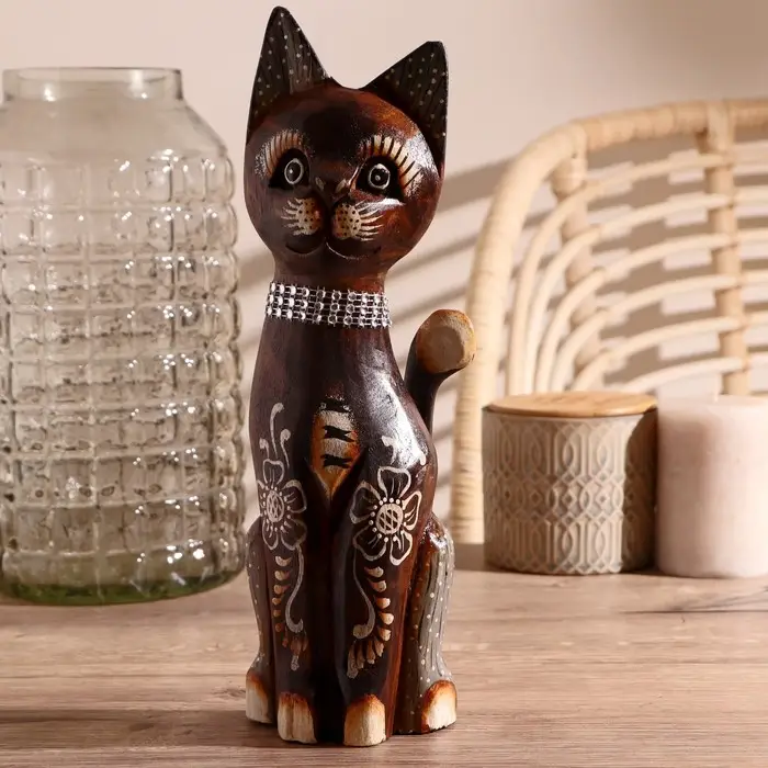 Сувенир дерево "Кошка" 30 см