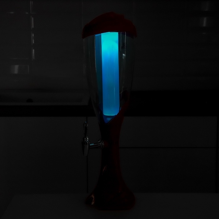 Башня пивная &laquo;Вавилон&raquo;, 3 л, цвет красный