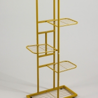 Подставка для цветов Greengo, 5 полок, 44 &times; 22 &times; 95 см, напольная, металл, цвет золотой
