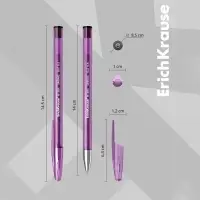 Ручка гелевая ErichKrause R-301 Spring Gel Stick, узел 0.5 мм, чернила чёрные, длина линии письма 600 метров, МИКС