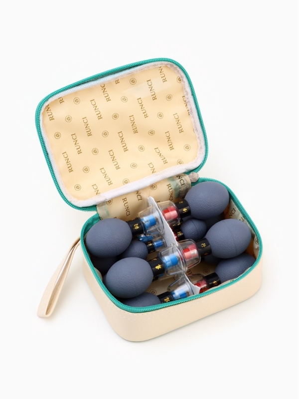 Набор вакуумных массажеров с магнитами 12 шт