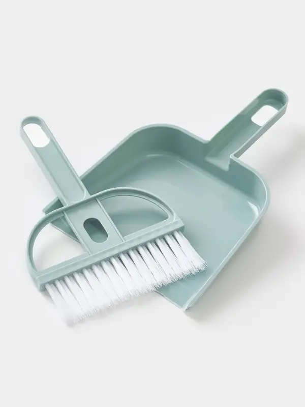 Набор для уборки мини: совок, щетка 19х12 см