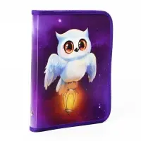 Папка для тетрадей, А5, пластиковая, 18&times;23&times;2.5 см &laquo;Совушка&raquo;