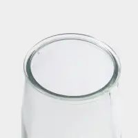 Ваза стекло настольная "Мариба" 22х10,5 см, прозрачный