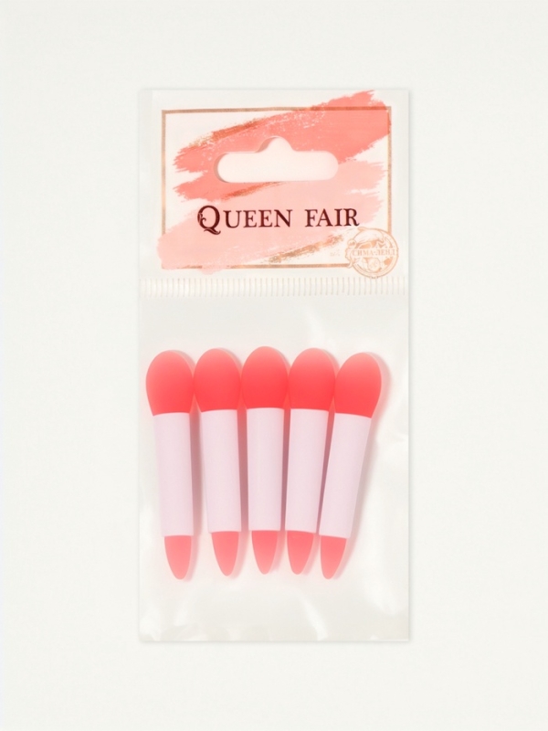 Набор аппликаторов (наб 5шт цена за наб) 4,5*0,9см пластик/силикон пакет QF