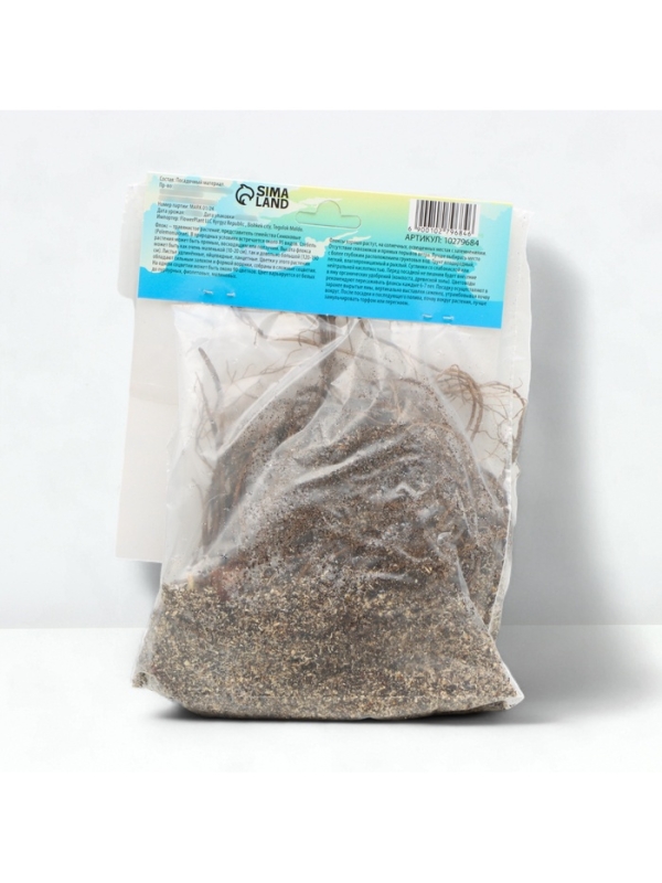 Флокс &laquo;Клеопатра&raquo; корневище в пакете с торфогрунтом, р-р I, 2 шт.