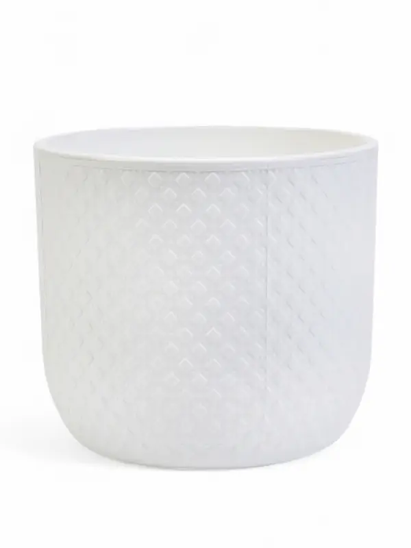 Горшок "Клевер" 4,5 л, D-20 см, h-18 см, цвет белый