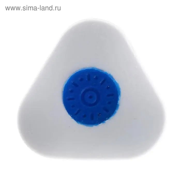 Ластик deVENTE Core, синтетика 40 х 40 х 10мм, треугольный, пластиковый держатель, белый (штрих-код на каждом ластике)