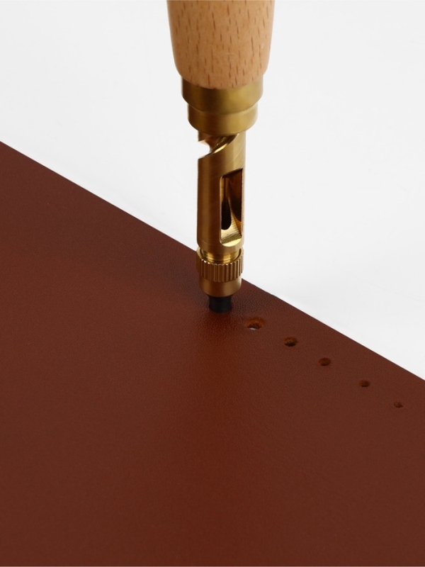 Пробойник для кожи, со сменными пуансономи, 6 шт., 1.5-4 мм