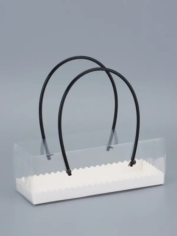 Коробка под рулет с ручками, белая 22,5 х 8 х 8 см