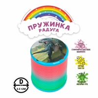 Пружинка-радуга &laquo;Динозавр&raquo;, цвета МИКС