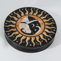 Шаманский бубен "Коты Таро" с колотушкой 5х25х25 см