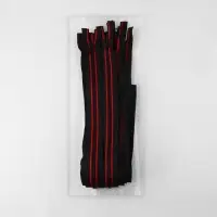 Молния &laquo;Трактор&raquo;, №8, разъёмная, замок автомат, 80 см, чёрная, красная