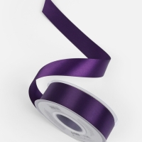 Лента атласная двухсторонняя №476 25мм*25&plusmn;1м виноградный TR