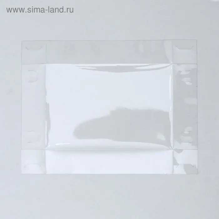 Кондитерская упаковка, коробка для макарун с PVC крышкой, For real man, 18 х 12 х 3.5 см