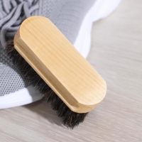 Щётка для обуви, 9&times;3,5 см, конский волос