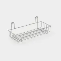Полка для ванной 29*12,5*10 см, цвет хром