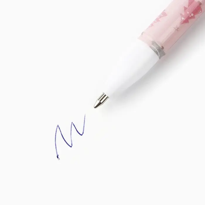 Ручка шариковая, синяя паста, 0.5 мм, с колпачком, пластик &laquo;Новый год: СчастливаяРучка &raquo;