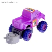 Конструктор &laquo;Джип&raquo; с запуском, 12 деталей, МИКС