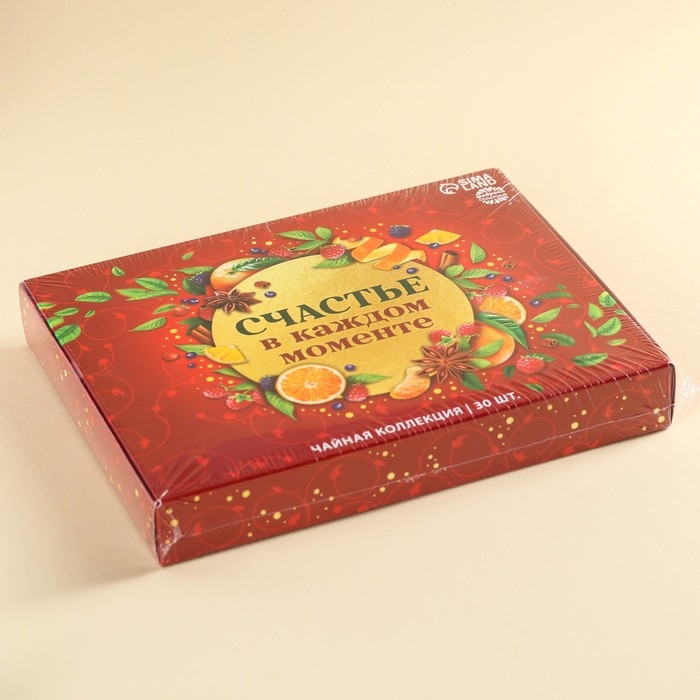 Чайная коллекция &laquo;Счастье в каждом моменте&raquo;, 54 г (30 пакетиков х 1,8 г).