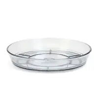 Поддон d=100 мм, цвет темно-прозрачный