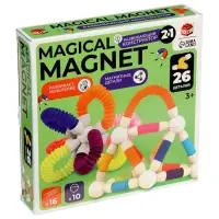 Конструктор магнитный "Развивающие трубы", 26 деталей