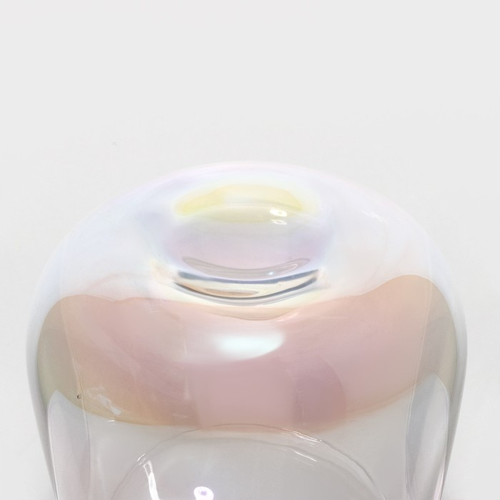 Стакан стеклянный Magistro &laquo;Иллюзия&raquo;, 450 мл, цвет перламутровый