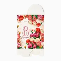 Коробка складная &laquo;8 Марта&raquo;, 9 х 19 х 6 см