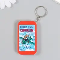 Фонарик брелок для ключей на кольце &laquo;Пёс-пилот: Первым делом самолёты&raquo;, 6.5&times;3.5&times;1 см, МИКС