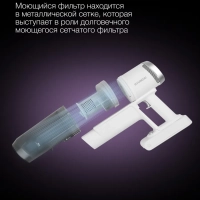 Пылесос HYV-S5550 500мл 400Вт белый