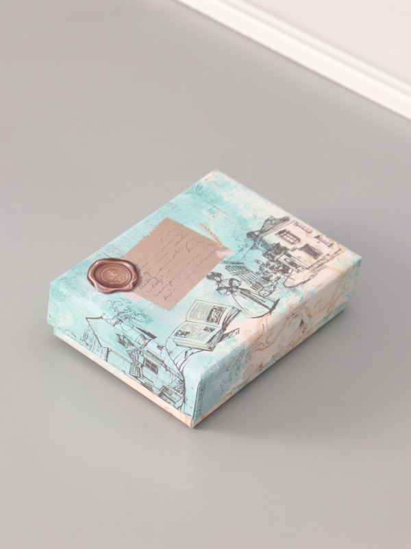 Сургучный набор "Монстера" печать, ручка, сургуч 12,5х10х3,6 см