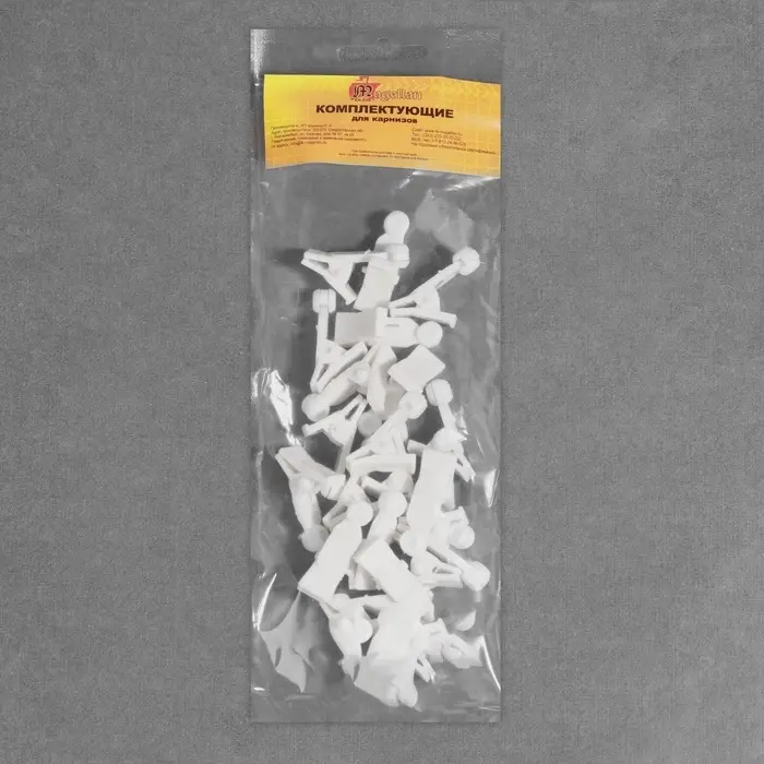 Зажим для штор, 35&times;20 мм, белый