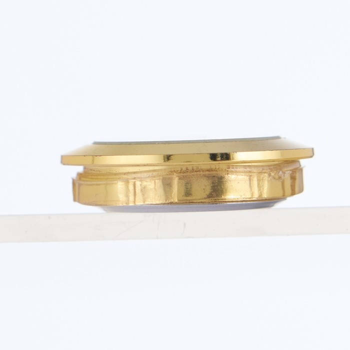 Циферблат для наручных часов, d-2.5 см, LQ377А, дискретный ход, золото