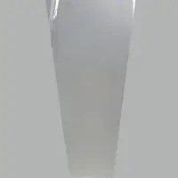 Пакет для цветов, конус, 15+36&times;80 см, прозрачный