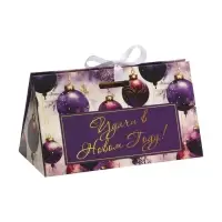 Бонбоньерка, новогодняя подарочная упаковка &laquo;Удачи в Новом Году&raquo;, 10&times;5.5&times;5 см