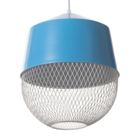 Светильник Lisa 1х40Вт Е27 небесный  26х26х32см