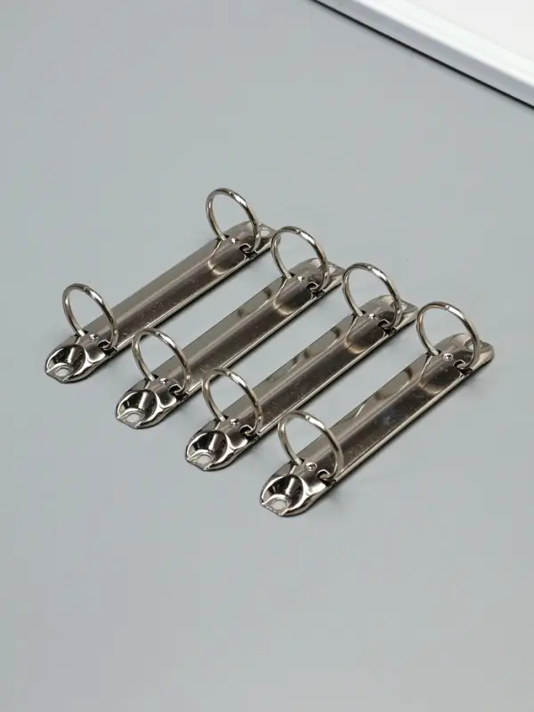 Зажим кольцевой металл два кольца диаметр кольца 3 см 12,3 см набор 4 шт