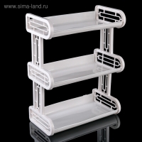 Полка навесная 3-х ярусная, 32&times;17,2&times;42 см, цвет МИКС