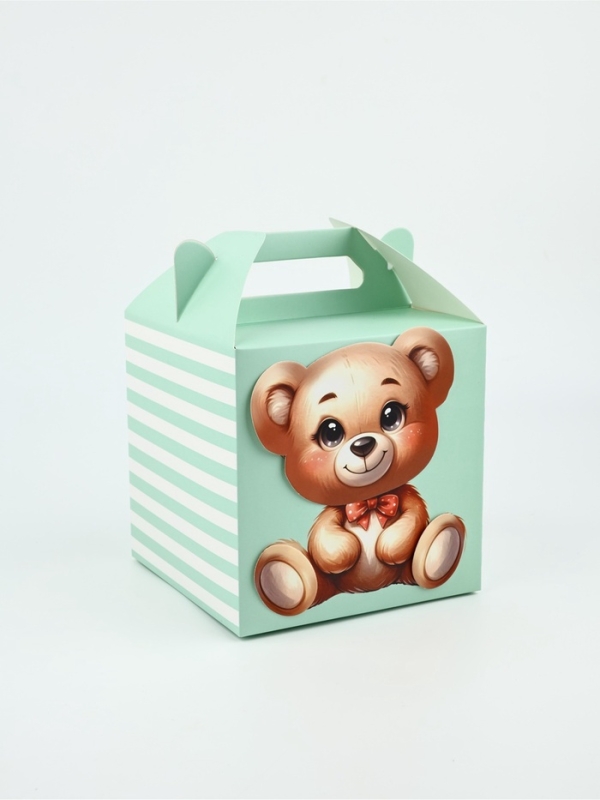 Подарочная упаковка &laquo;Мишка&raquo; 15 х 15 х 15 см