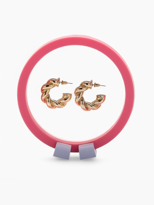 Подставка для украшений &laquo;Круг&raquo;, 11,5*11,5*4,5 см, цвет розовый