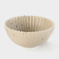 Салатники Доляна &laquo;Коралл&raquo;, d=16.1 см, набор 2 шт., керамика, бежевые